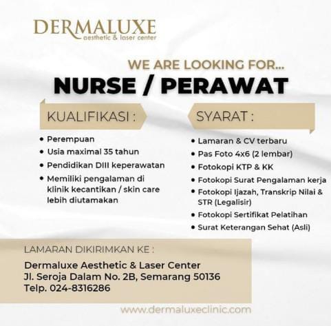 Lowongan Pekerjaan Dermaluxe