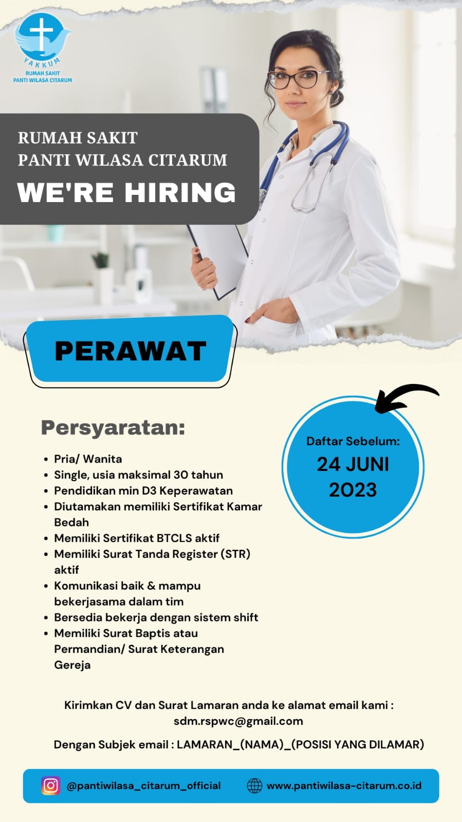 loker Rumah Sakit Panti Wilasa Citarum